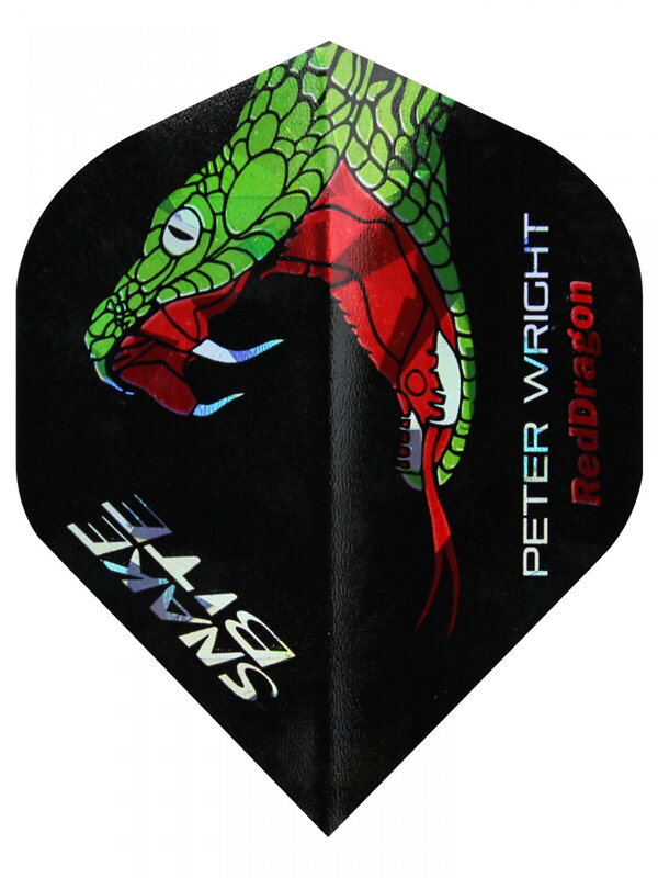 Red Dragon piórka Peter Wright Snakebite Holographic RD4