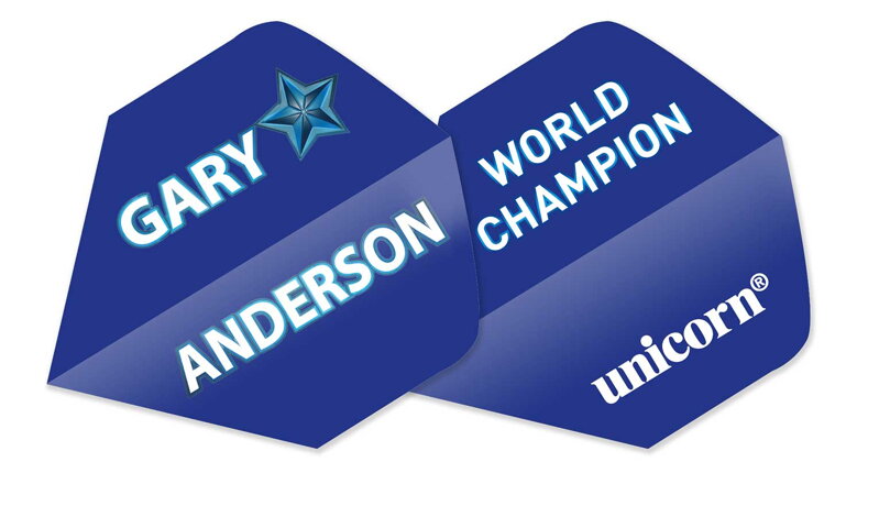 Unicorn piórka Gary Anderson Blue Star