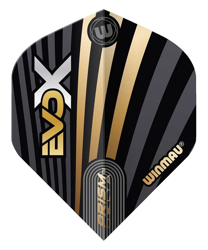 Winmau piórka MVG EvoX Gold & Black No.2 Winmau piórka MVG EvoX Gold & Black No.2