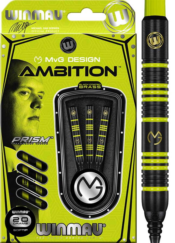 Winmau lotki MvG Ambition soft 20g