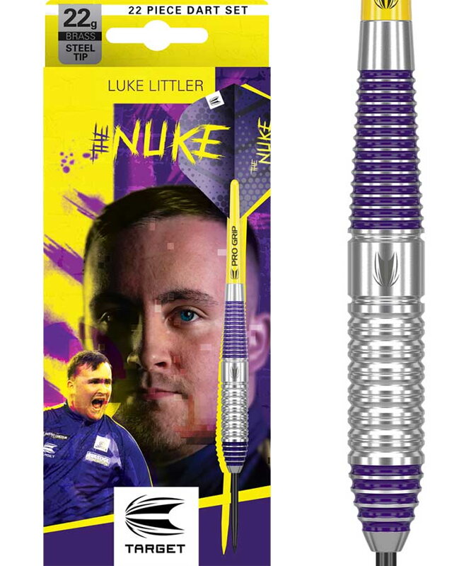 Target lotki Luke Littler Brass steel 22g Target lotki Luke Littler Brass steel 22g