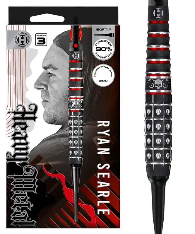 Harrows lotki Ryan Searle Series 3 soft 18g Harrows lotki Ryan Searle Series 3 soft 18g