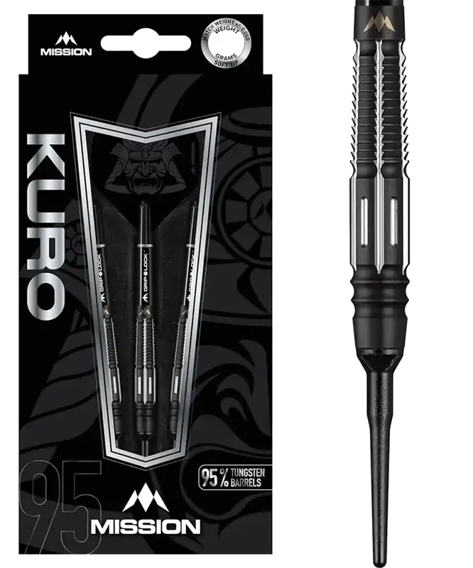 Mission šipky Kuro Black M4 soft 19g