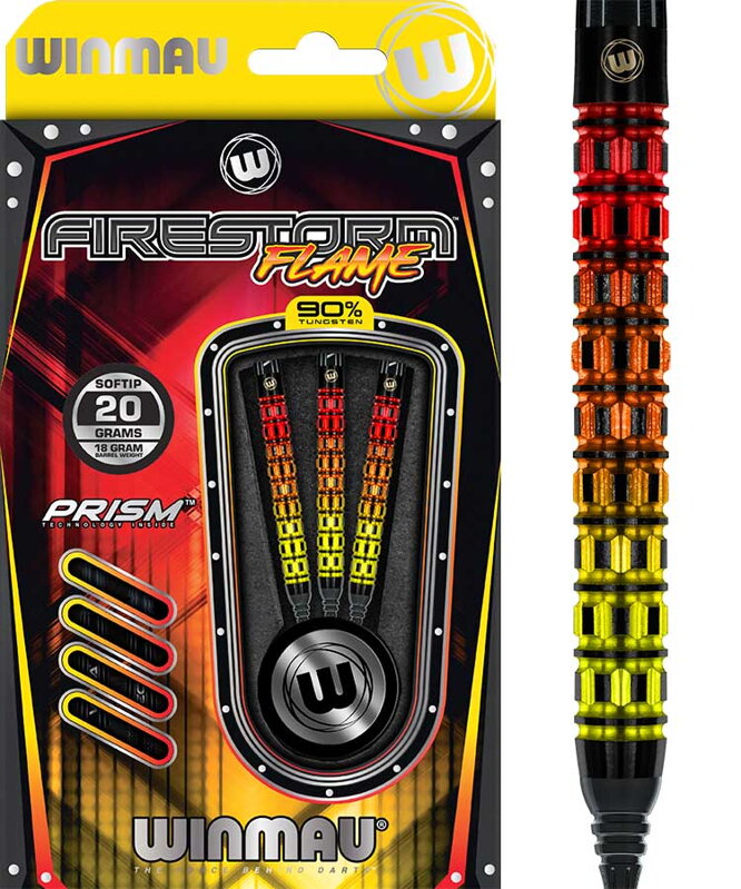 Winmau lotki Firestorm Flame Paralel soft 20g Winmau lotki Firestorm Flame Paralel soft 20g