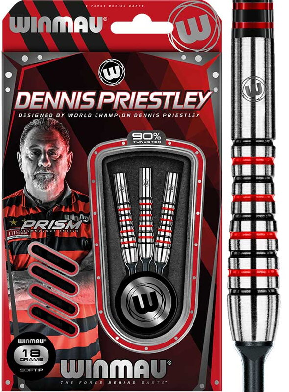 Winmau lotki Dennis Priestley soft 18g