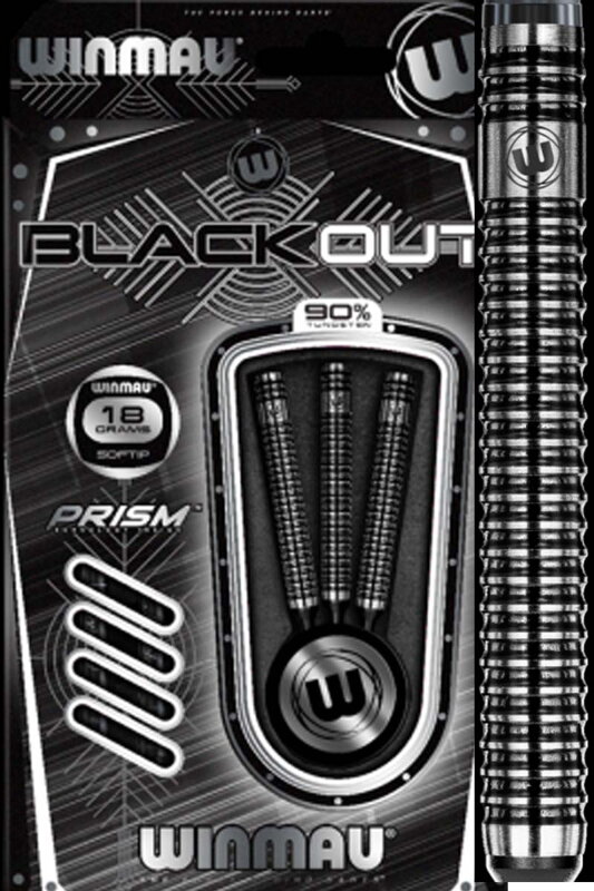 Winmau lotki Blackout 18g soft