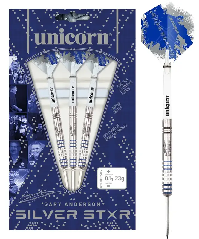 Unicorn lotki Silver Star Gary Anderson steel 27g