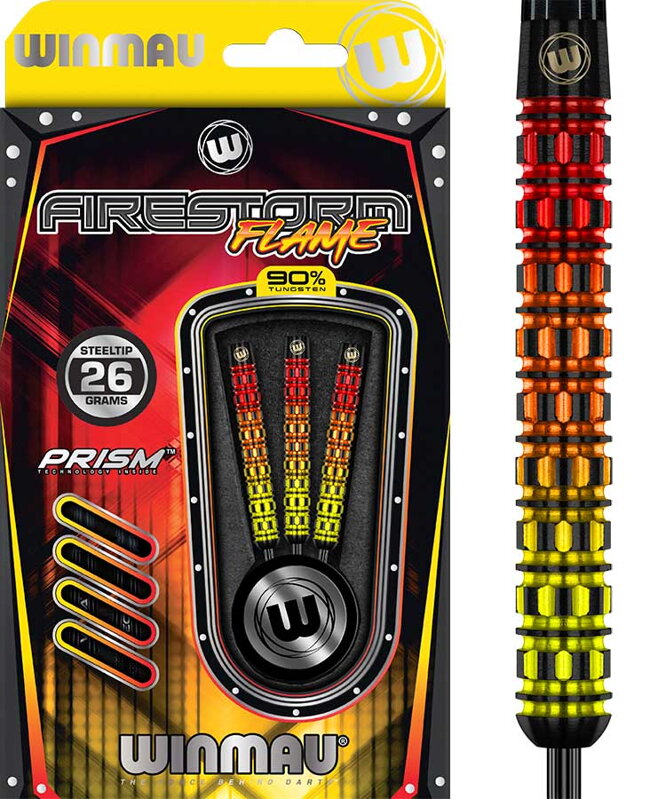 Winmau lotki Firestorm Flame stell 26g Winmau lotki Firestorm Flame stell 26g