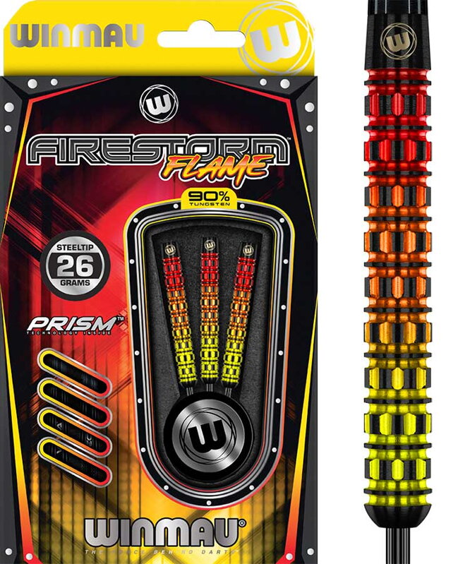 Winmau lotki Firestorm Flame stell 26g