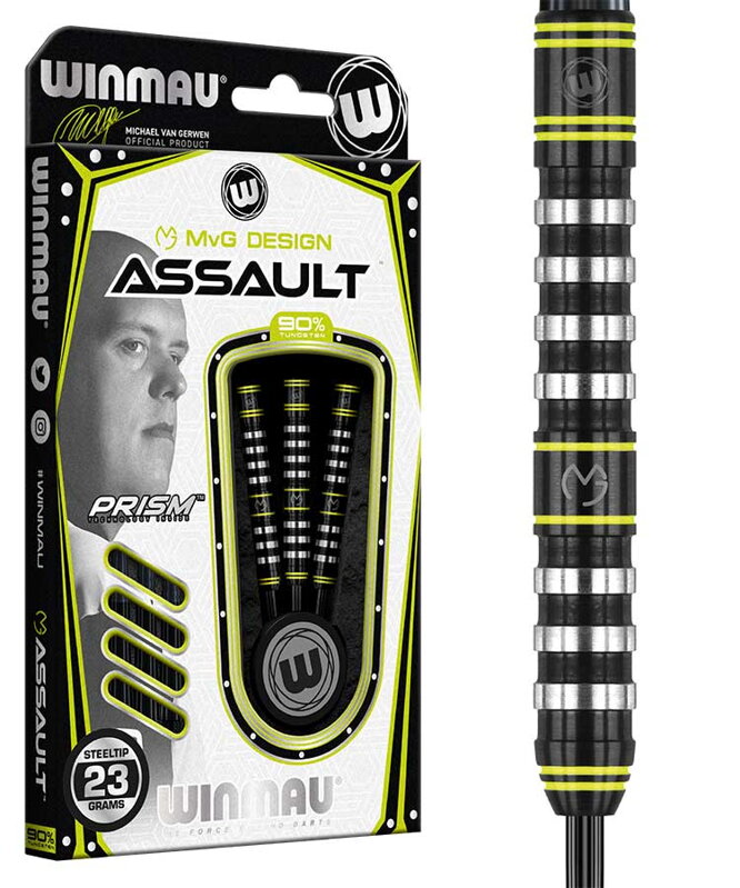 Winmau lotki Assault MvG steel 23g Winmau lotki Assault MvG steel 23g