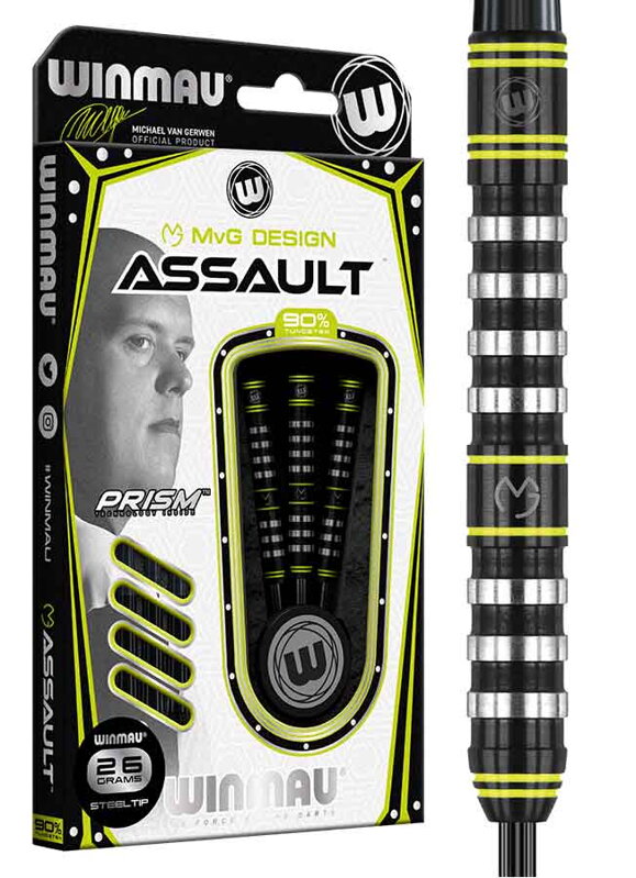 Winmau lotki Assault MvG steel 26g Winmau lotki Assault MvG steel 26g