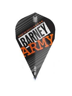 Target piórka BARNEY ARMY PRO.ULTRA BLACK vapor