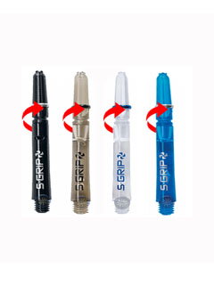 Harrows Shafty nylon supergrip spin short    
