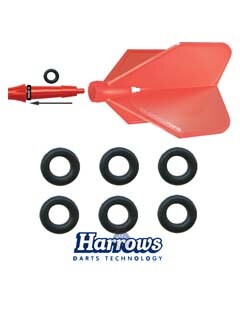 Harrows O'ringi do piórek Harrows click antispin 30 szt   