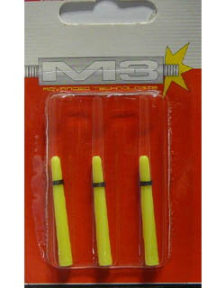 Empire Dart nylon Shafty M3 short żółte     