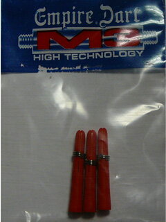 Empire Dart nylon Shafty M3 czerwone extra short    