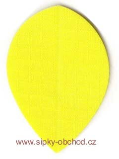 Ckdart piórka LongLife żółte neon pear    